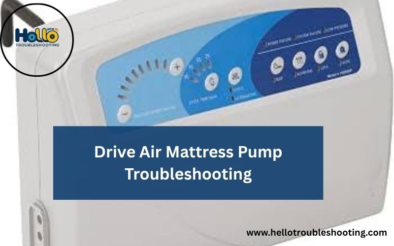 Drive Air Mattress Pump Troubleshooting-FI