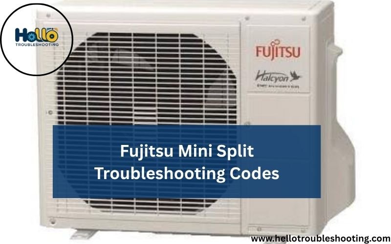 Fujitsu Mini Split Troubleshooting Codes-FI