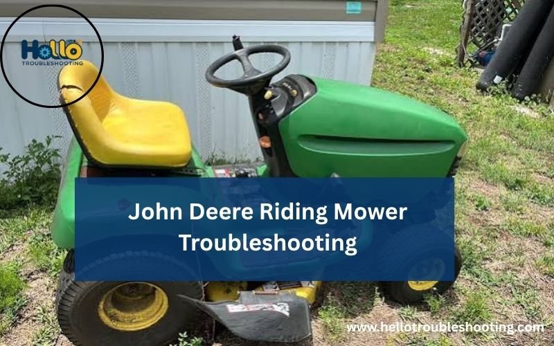 John Deere Riding Mower Troubleshooting-FI