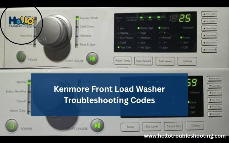 Kenmore Front Load Washer Troubleshooting Codes-FI