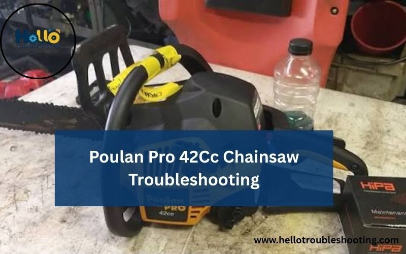 Poulan Pro 42Cc Chainsaw Troubleshooting-FI