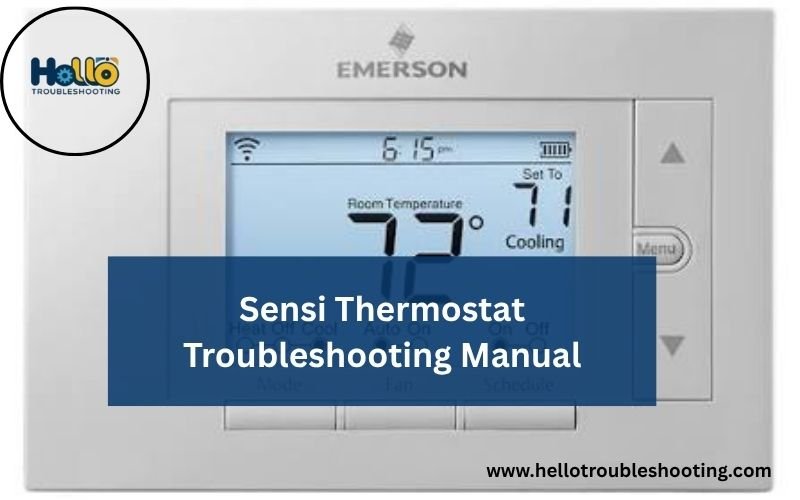 Sensi Thermostat Troubleshooting Manual-FI