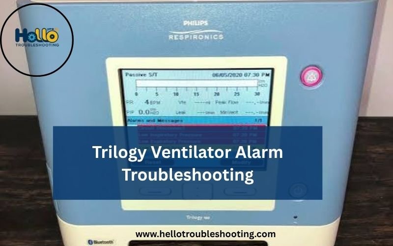 Trilogy Ventilator Alarm Troubleshooting-FI