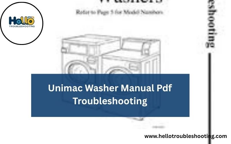 Unimac Washer Manual Pdf Troubleshooting-FI