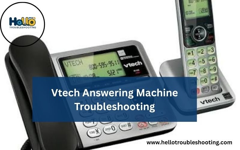 Vtech Answering Machine Troubleshooting-FI
