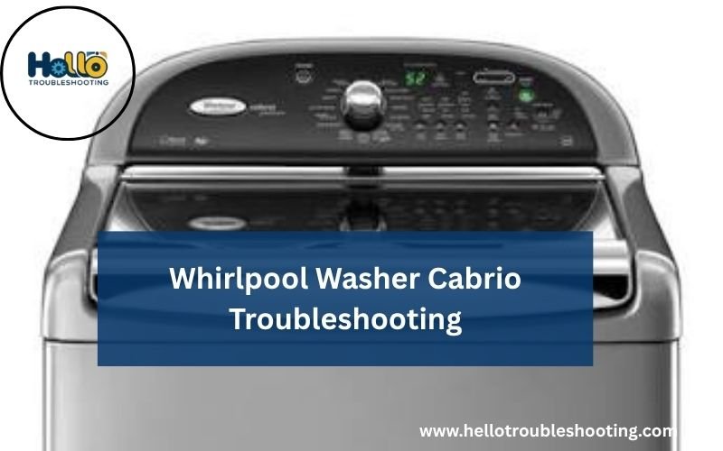 Whirlpool Washer Cabrio Troubleshooting-FI