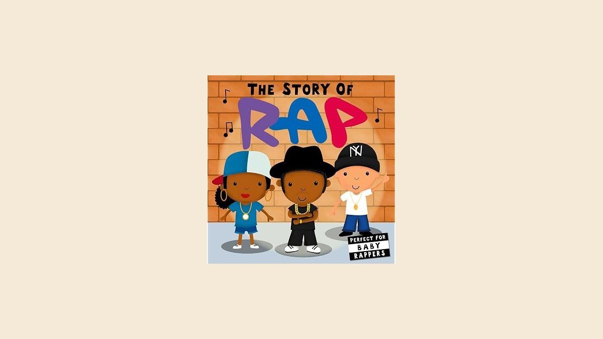 Diverse children reading colorful books about hip hop in a modern library.