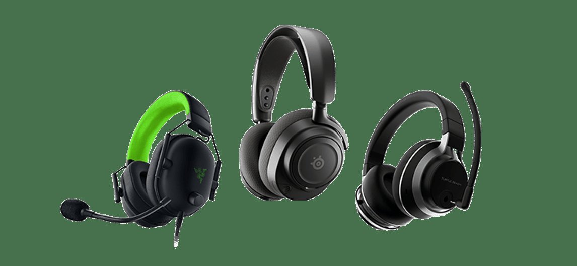 A professional gaming headset placed on a clean desk as a top choice.