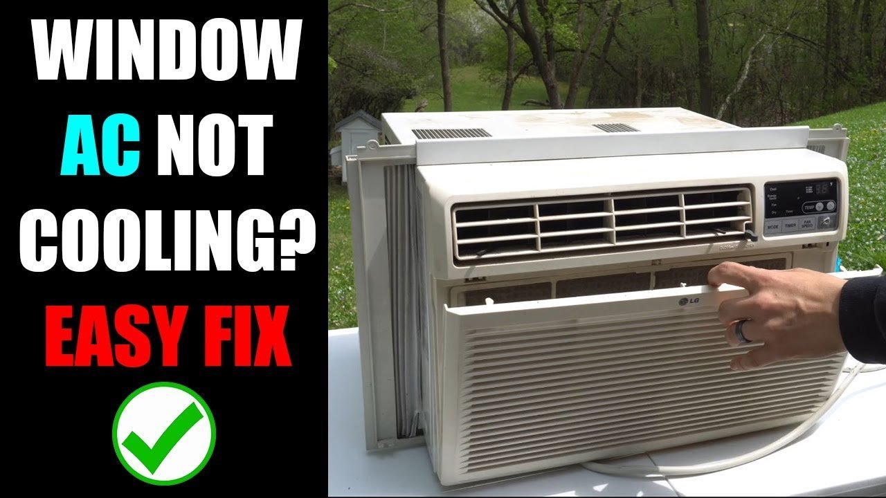 Frozen evaporator coils inside a Daewoo air conditioner unit requiring troubleshooting.