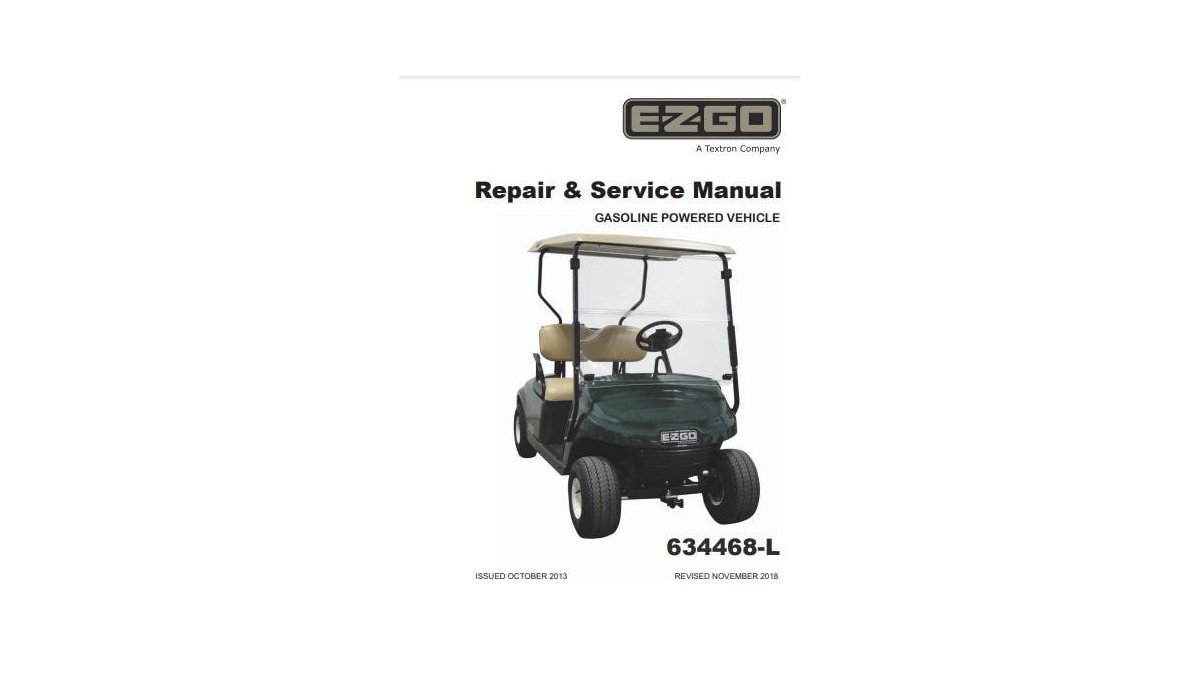 A well-maintained golf cart parked on a driveway, representing reliable golf cart troubleshooting.