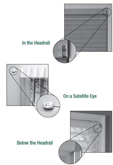 Inspecting the bottom rail of a cellular window shade for potential debris or obstructions.