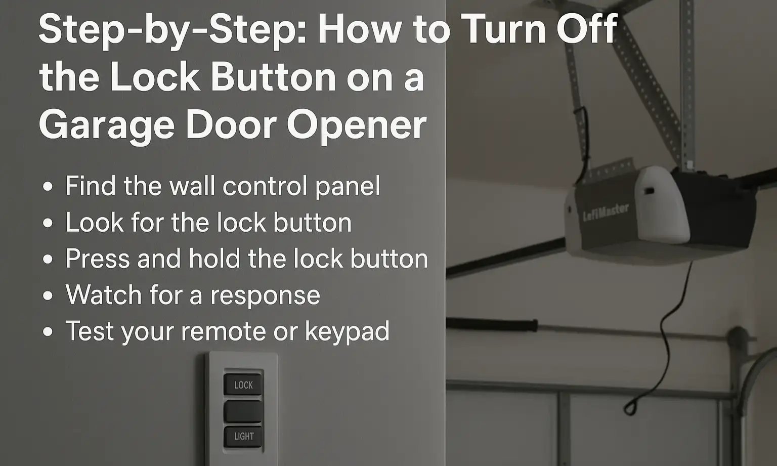 Testing an outdoor garage keypad to troubleshoot Liftmaster remote signals.