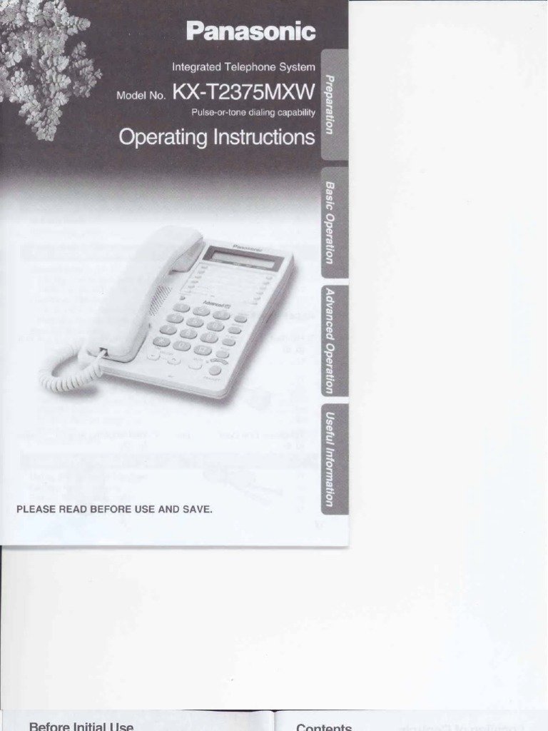 Performing a factory reset on a Panasonic phone using a small pin.