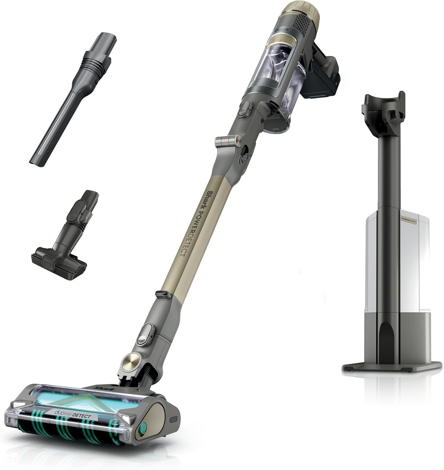 Close-up of a Shark vacuum brush roll showing the internal air path area.