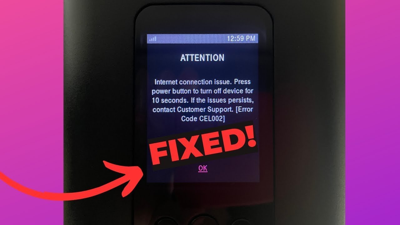A person reviews troubleshooting steps on a tablet next to their internet gateway device.