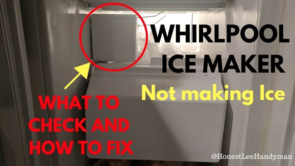 Whirlpool Ice Dispenser Troubleshooting